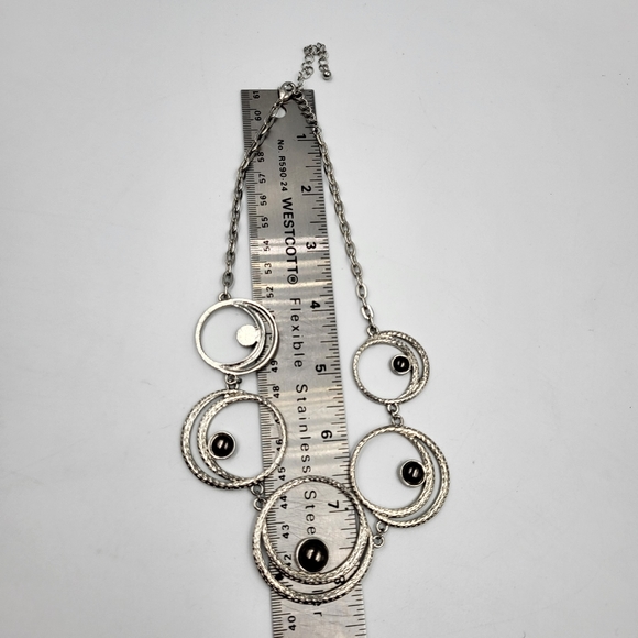 Silver Circular Statement Piece - Picture 8 of 8